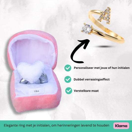 De Geluk Ring & Knuffel Giftbox